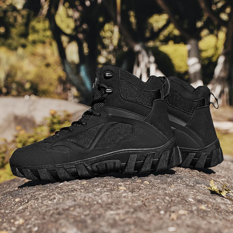 Fashion Classic Trendy Men's Ankle Boots Wear Resisting Hiking Shoes Comfortable Walking Sneaker Man Non-Slip Treking Footwear Trainers