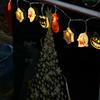 Pumpkin Ghost Lamp String 10/20Lights Halloween Party Props Atmosphere Lamp Light  Haunted House