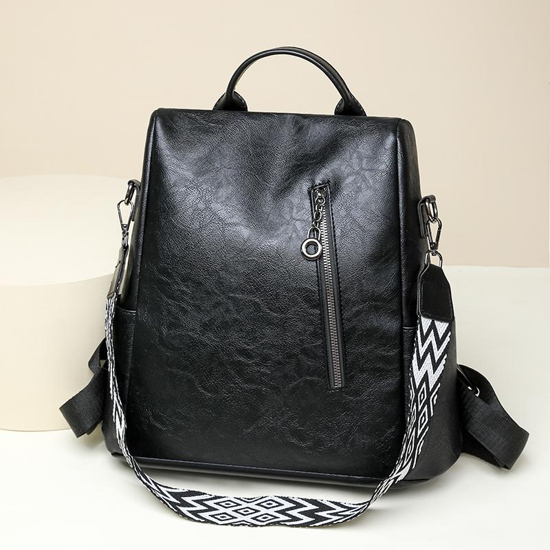 Womens PU Backpack Anti Theft Travel School Bag Casual Daypack Shoulder Handbag