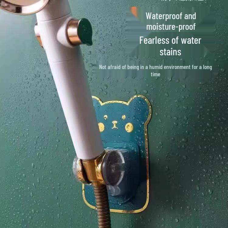 Newcomer Special: Adjustable Adhesive Cartoon Shower Head Holder