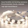 24V LED Strip Light 12mm 48LEDs/M Flexible Rope Light SMD with Lens Self-Adhesive Tape for Bedroom Mirror DIY Home Decoration