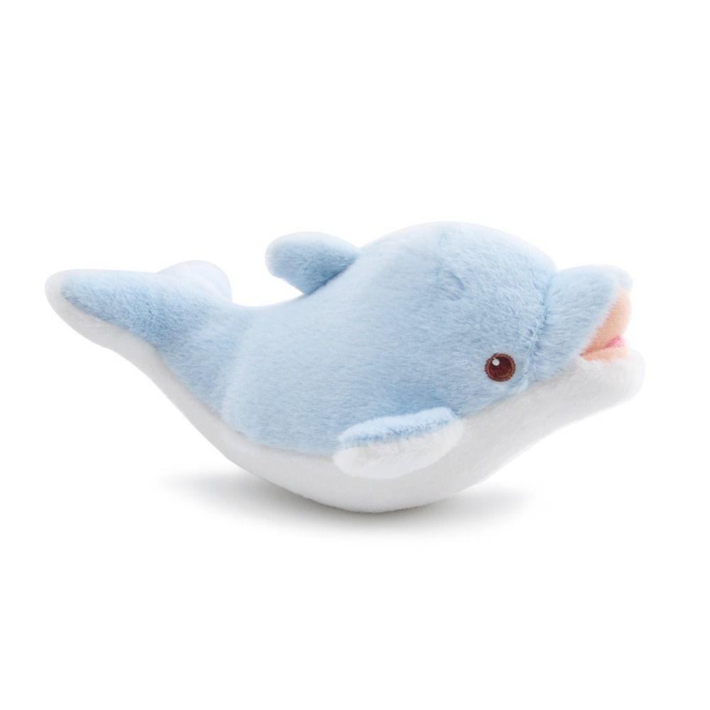 Ocean Animals Shark Dolphin Plush Press Sound Stuffed Whale Birthday Gift Penguin Doll  Plush Doll