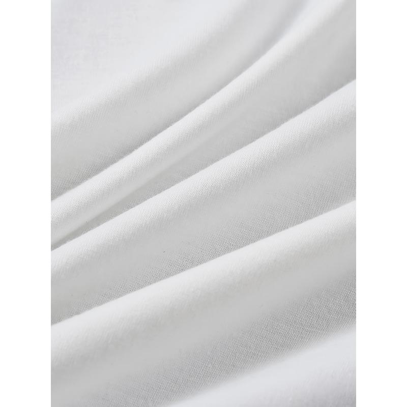 European Sizes Simple Hearts Graphic Print T-shirt, Short Sleeve Crew Neck Casual Top for Summer & Spring, Women's Clothing