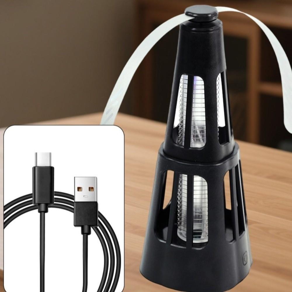USB Rechargeable/Battery Powered Fly Repellent Fan Portable Can Drive Flies Insect Repellent Fan Soundless Safe
