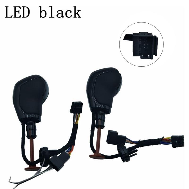 LED Synchronize Display Electronic Gear Shift Knob For VW Golf 6/7 Passat B7 B8 T-roc Skoda Superb Kodiaq Octavia CC Scirocco