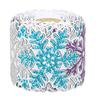 W89C Snowflake Bulletin Board Boarder Scalloped Border Trims for School Decoration