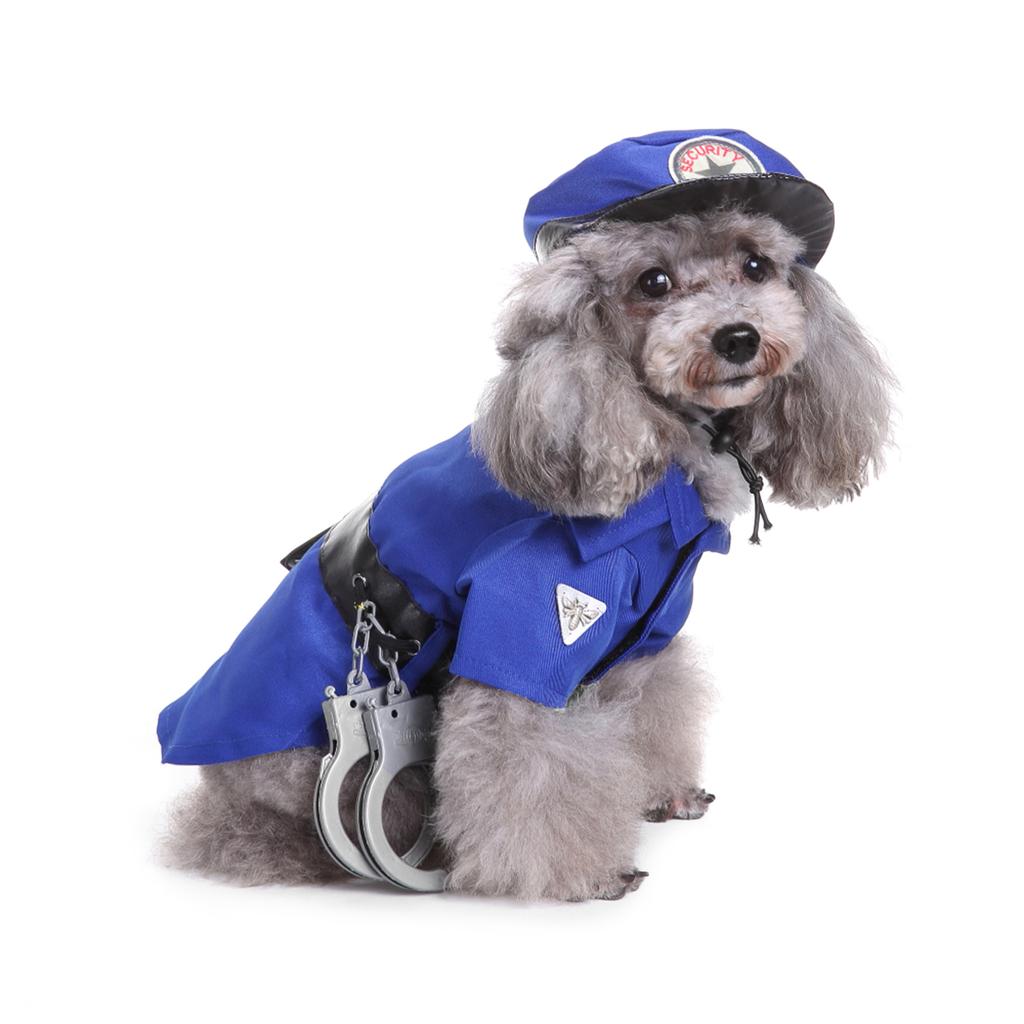 Verwandlung Hunde Overall mit Hut Set Weihnachten Hunde Pullover Winter Cosplay Party Kleine Hunde Pullover