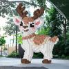 New  Animal 3D Elk Fawn Cute Micro Diamond Building Block Small Particle Toys Children's Kids Birthday Gifts Home Ornament
