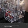Acrylic Dustproof Earring and Necklace Organizer Box - Transparent Japanese Hanging Rack