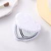 Mini Pocket Travel Handheld Mirror Double-sided Cosmetic Mirror New Plush Makeup Mirror  Student