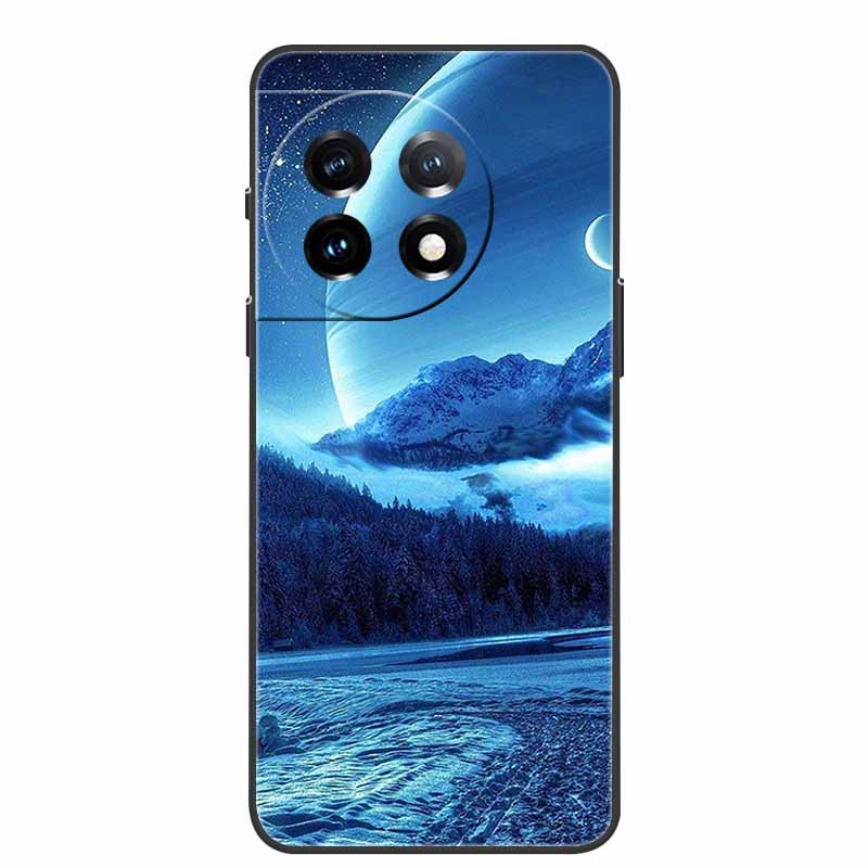 For One Plus 11 Case Marbled Granite Stone Texture Phone Cases for Oneplus 11R Shockproof Soft Cover on for Oneplus11 5G Silicon