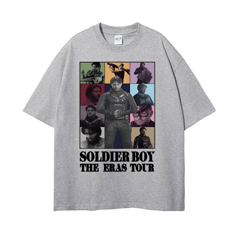 Limited Soldier Boy The Eras Tour T Shirt The Homelander The Boys Season 4 Tshirts for Unisex 90s Vintage Fashion Oversized Tshirt