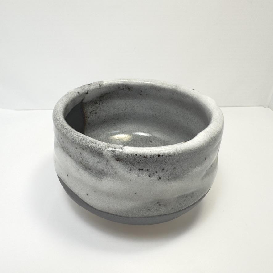 Mino Ware Miska na Matcha Chawan Čerstvý Sneh Vyrobené v Japonsku
