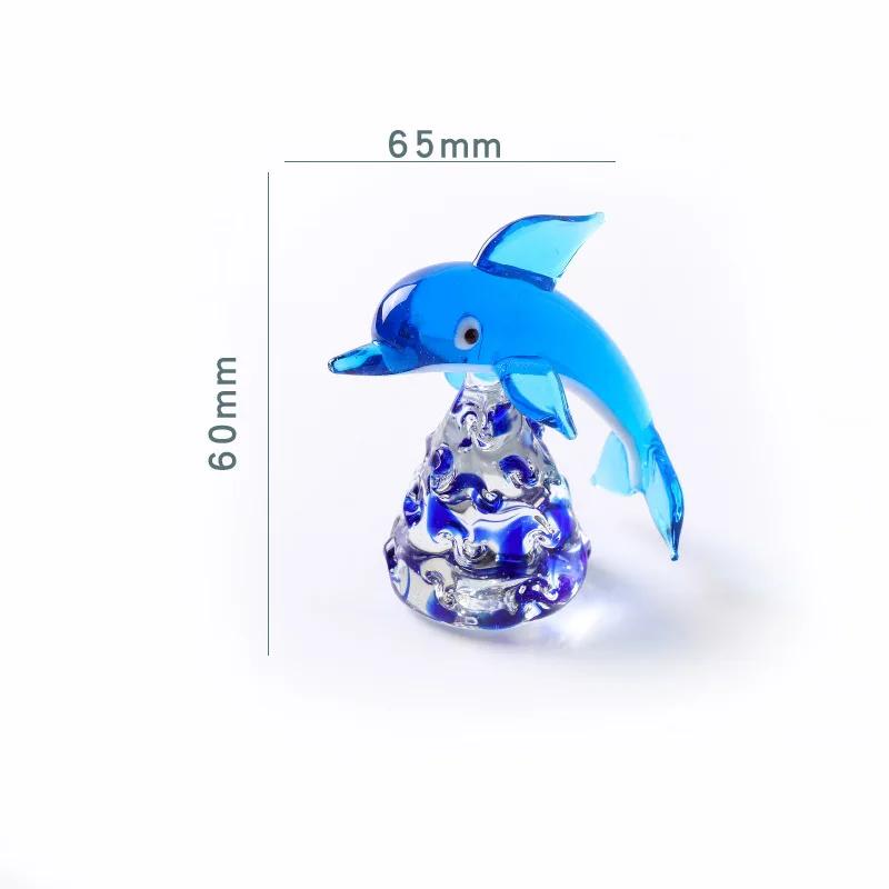 Neue Kreative Dekoration Niedliche Kleine Delfin Serie Schreibtischdekoration Glas Wohnzimmerdekoration Heimdekoration Delfin Glas