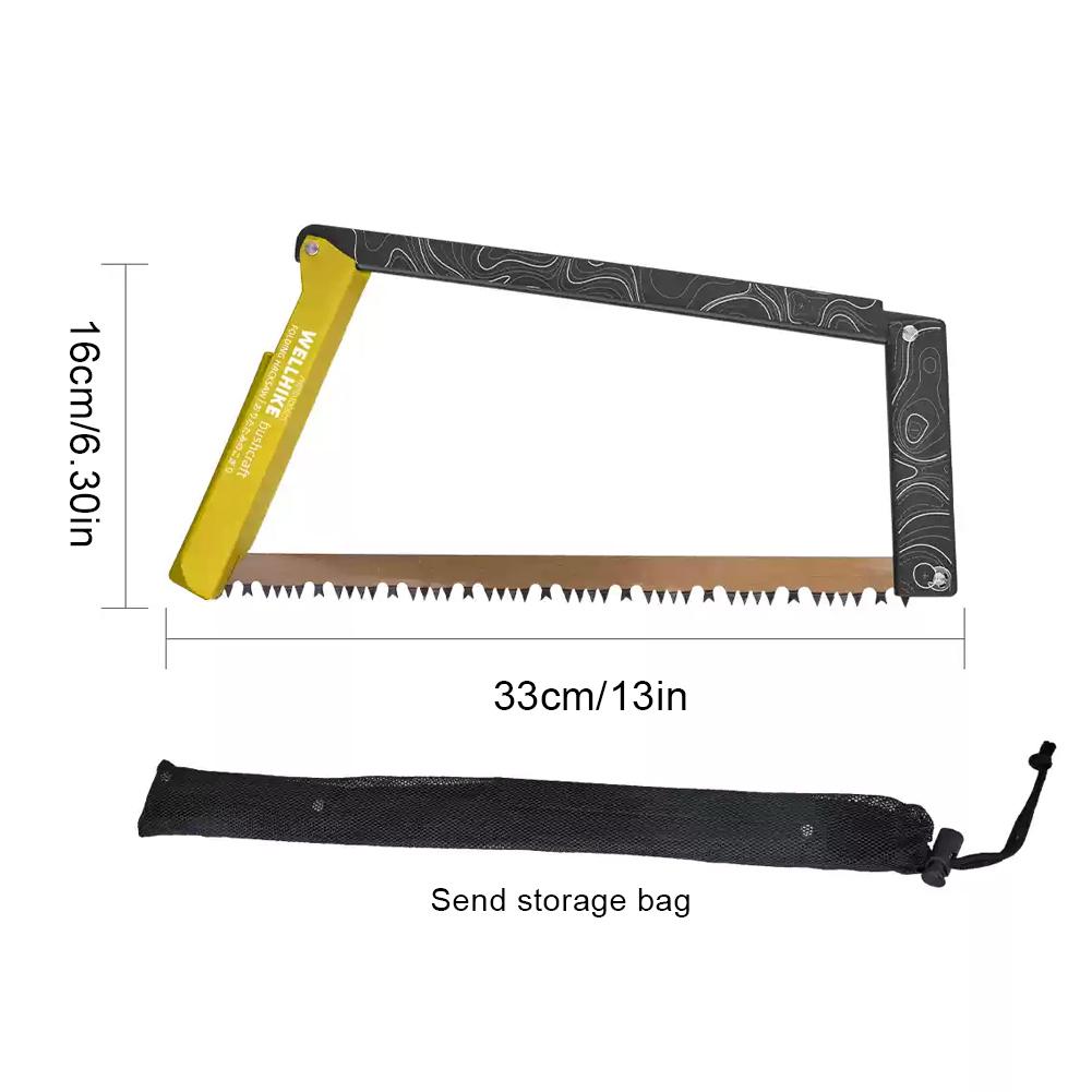Venkovní skládací pila Kempingová přenosná 33cm Manganová pilový list na kov S úložným prostorem Skládací Dřevorubecké Venkovní nástroje Pro dřevěné větve