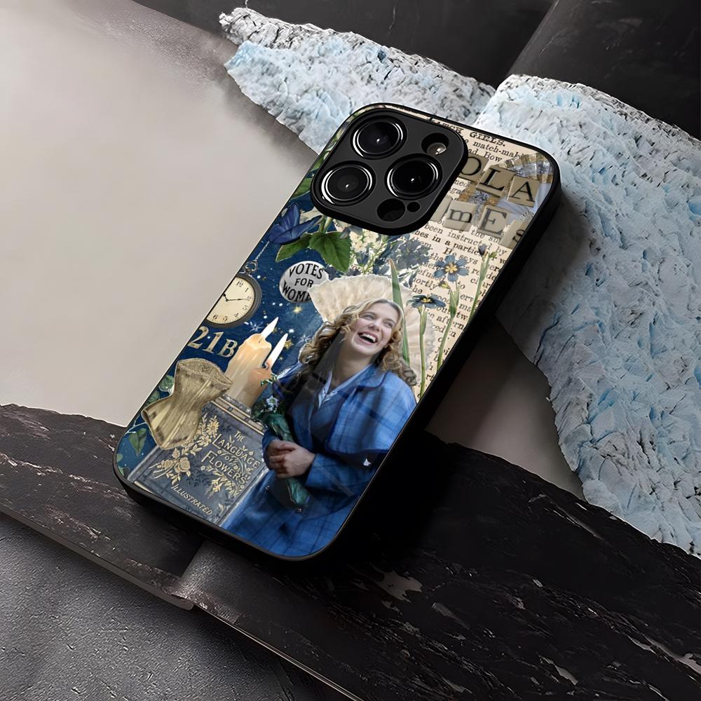 

Чехол для телефона Enola Holmes 2 Закаленное стекло Для IPhone 16 13 14 12 15 11 Pro Max Plus Mini X XR SE2020 Coque iPhone 15 Pro Max