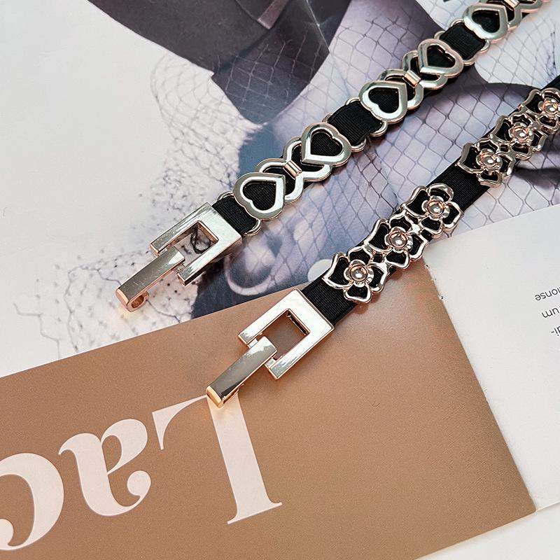 Slim Belt Waist-hugging for Women's Fashionable Simple and Versatile Decoration with Dress Accessories Skirt Summer Elastic Elastic Waist Seal