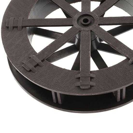 Water Wheel DIY Waterfall Fountain Accessories Fountain Wheel for Stream And Generator Scenes Layout Fish Tank Decor