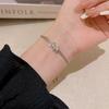 Bracelet Perle Irregulière Forme Spéciale Française Bracelet Femmes Niche Luxe Léger Exquis Doré Demi-Bracelet Bracelet Accessoires