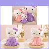 Kt Cat Plush Toy With Dress Cartoon Stuffed Doll For Valentines Day Gift
