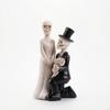 Cranium Bride and Groom Figurine Halloween Skeleton Spooky Wedding