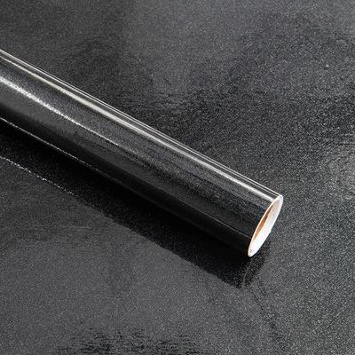 1/5/10m Self-adhesive Film Black Thickened Sticker Furniture Kitchen Cabinet for Cupboards Tables Wall Renovation Wallpaper