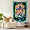 Anime JoJos Bizarre Adventure Tapestry Funny Comic Room Decor Wall Hanging Carpets Dormitory Bedroom Background Cloth