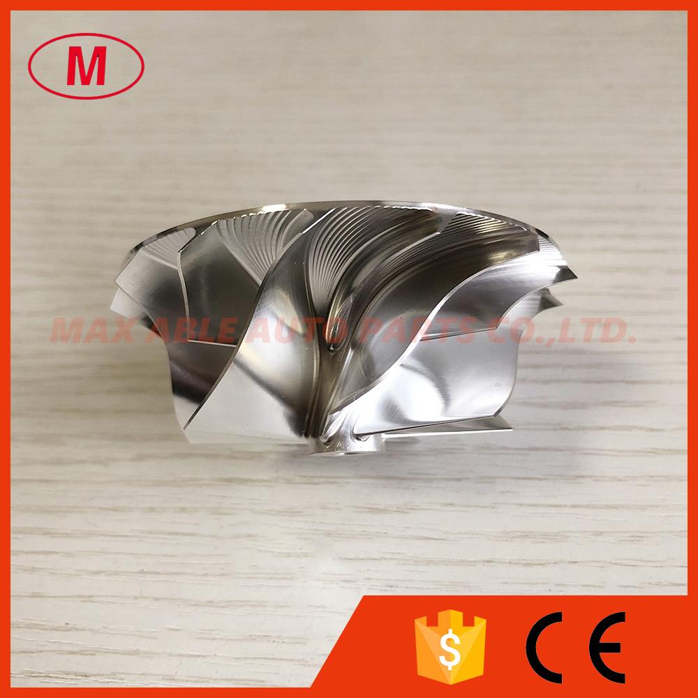 RHF5 reverse 54.50/70.00mm 7+7 blades High performance Turbo milling/aluminum 2618 /billet compressor wheel