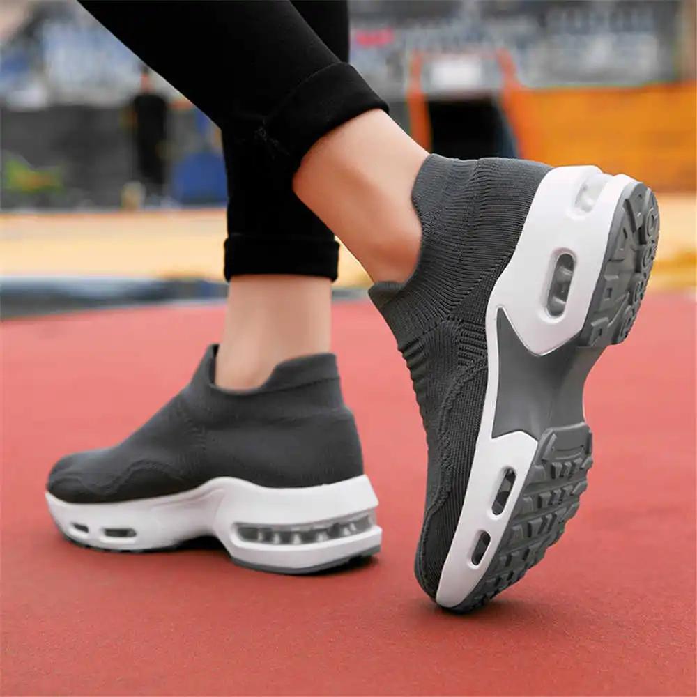 Fashion Mash Round Nose Women Sneakers Ladies Brand Casual Boots White Original Brand Shoes Sport Loafer'lar Krasovki Out Type