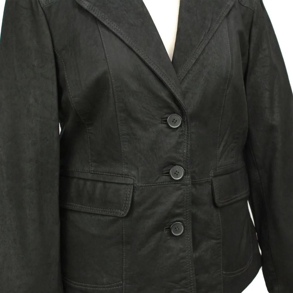 Eastern Counties Leather Женский/женский кожаный короткий пиджак