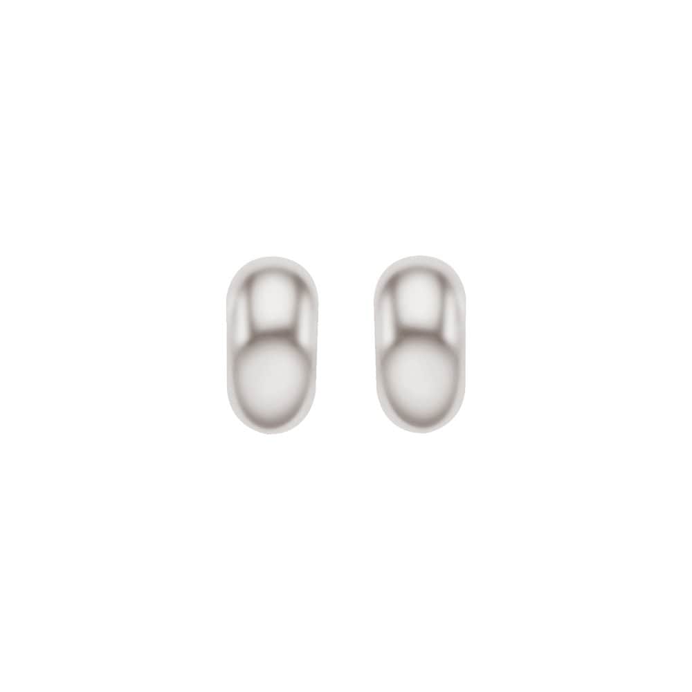 STONEHENGE Silver Semicircular Earrings Sc25A32J