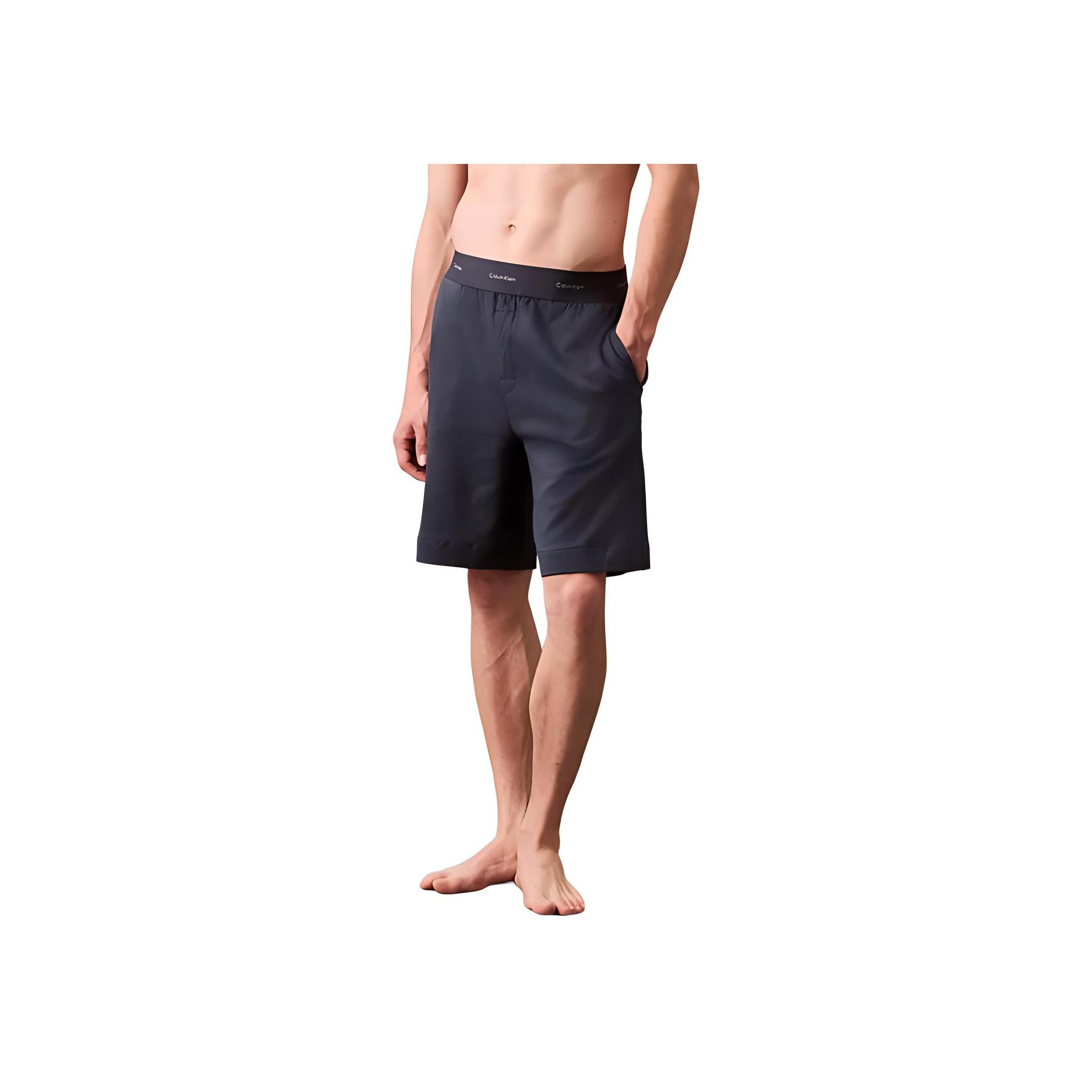 

Calvin Klein Letter Minimalist Comfortable High Waist Casual Shorts Men shorts Ocean-Blue NM2707-410 S