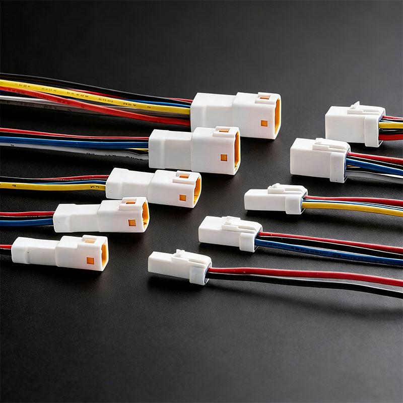 Waterproof 6P Car Connector Male Female Pair 20cm Wiring Harness Terminal Compatible With JST Jwpf Series 2/3/4/6/8pin Optional