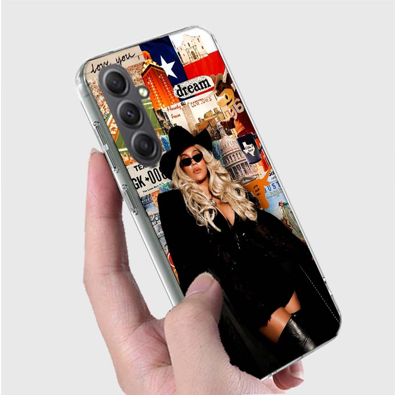 B-Beyonce Concert Bang Phone Case for Samsung A16 A26 A36 A56 A17 A37 A57 A07 A06 A02S A03 A04S A05S Galaxy Note 20 10 A50S A71