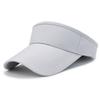Light plate solid color empty top sun hat women's summer outdoor sports running quick-drying topless cap cap men