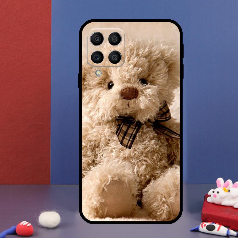 Cute Bear For Samsung Galaxy M14 M34 M54 M33 M13 M23 M53 M15 M55 M31 M51 M20 M30s M32 M52 Phone Case