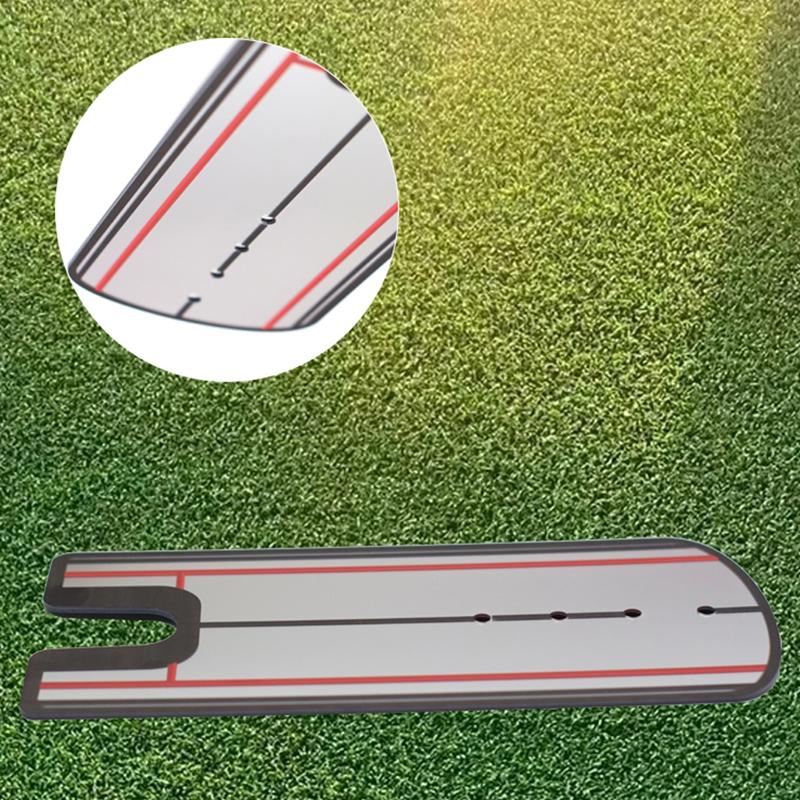 Zrcátko pro zarovnání puttů v golfu, oční linka, nácvik golfového švihu, pomůcky pro trénink golfového švihu, zrcátko pro puttery, trenažér golfového švihu