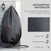 Black Hanging Chair Cover, Waterproof and Windproof, Protective Cover with Zipper, Cover for Hanging Basket, Swing Chair, Hanging Chair