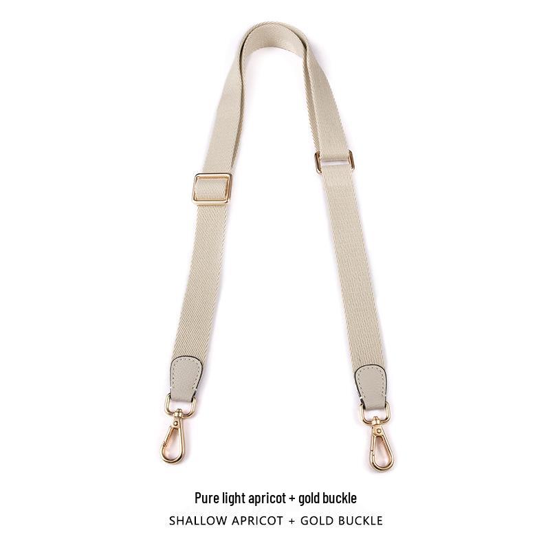 MHS-F-37 2,5CM Jednobarevný Nastavitelný Plátěný Popruh Přes Tělo/Přes Rameno Náhradní