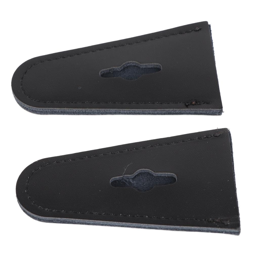 Jeden pár chráničů konců luku kožený odolný proti opotřebení chránič konců luku pro venkovní lov reflexní luk