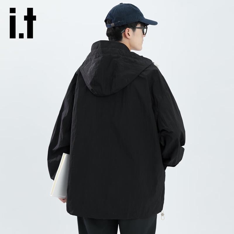 Izzueit Men's Ice Silk UPF50+ Sun Protection Hoodie