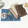 Placemat PVC Square Waterproof and Oil-Proof Hotel Western-Style Placemat Insulated Dining Table Mat