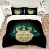 Hocus Pocus Spell Print 3Pcs Bedding Setduvet Cover With 2 Bedropillowcase Home Birthday Gift