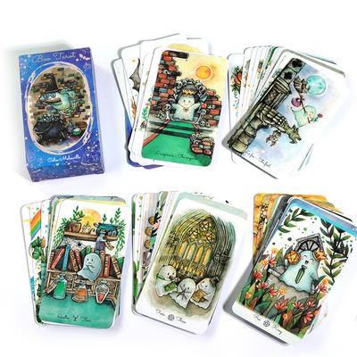 Das Harmony Tarot Deck, 78 einzigartig gestaltete Tarotkarten, vollständige englische Version, Orakeldeck für Brettspiel mit Mädchen