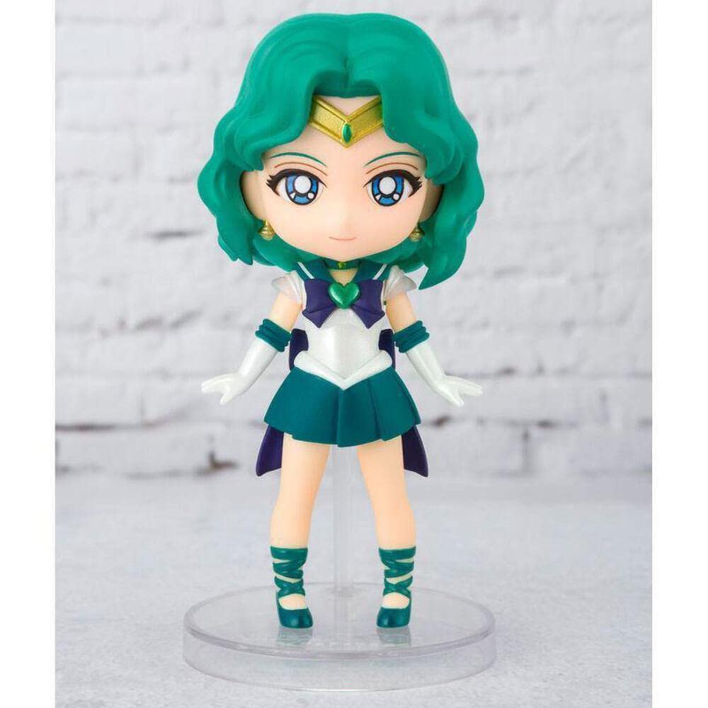 TAMASHII NATIONS Figuarts mini Sailor Moon Super Sailor Neptune 90mm painted movable figure BAS60991 -Eternal edition- Approx. PVC&ABS