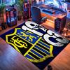 Portugal: Lion Emblem Green Shield carpet Suitable for all seasons floor mats Office chair cushion Fashion Bathroom mat