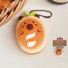 Food Shape Capybala Plush Keychain Capybala Plush Doll Keyring  Schoolbag Decoration