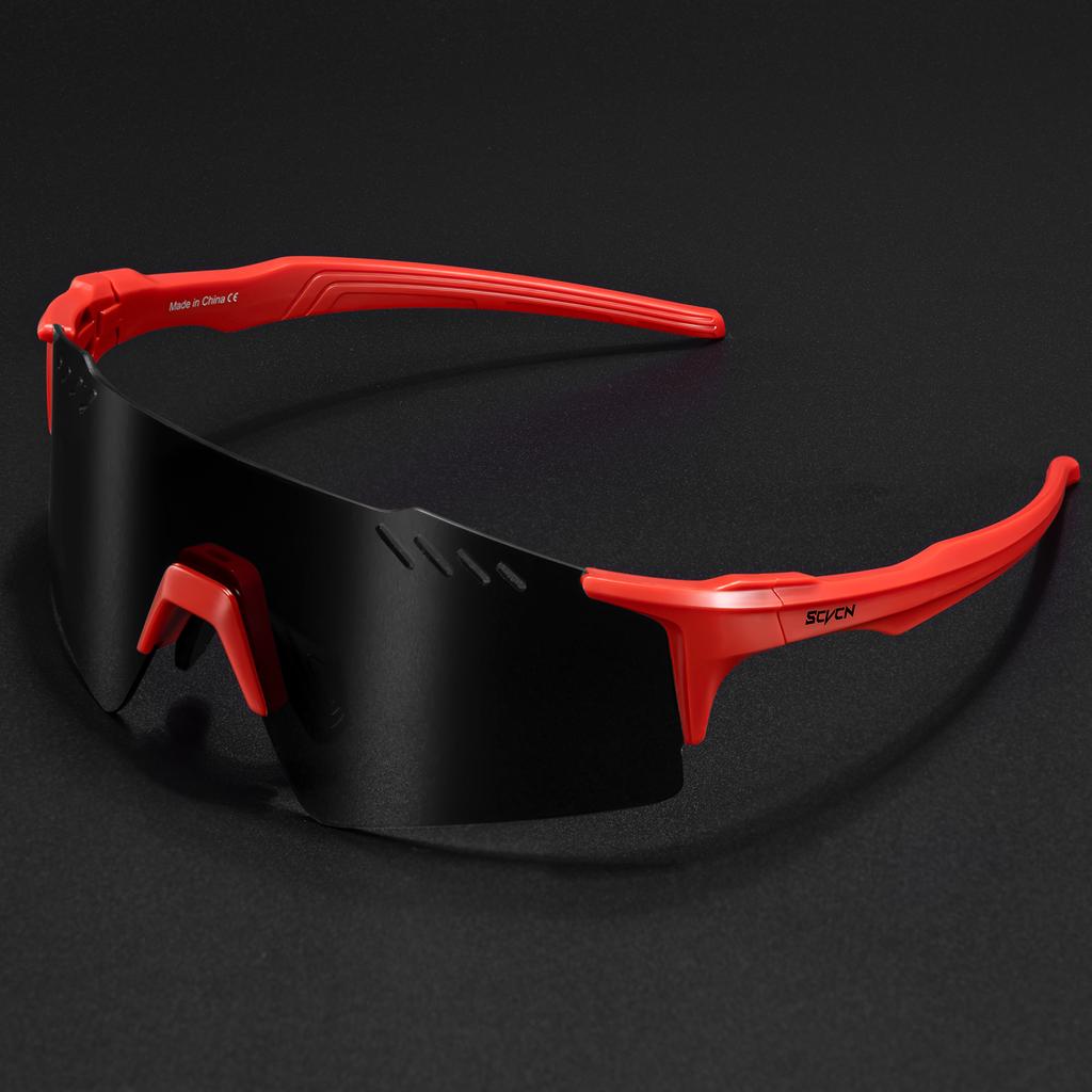 SCVCN Fashion Sunglasses Rimless Cycling Glasss Outdoor Sports Running Drving for Men Fishing Goggles Mtb Bicycle Eyewear 1 Lens