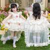 2026 Little Girl's Secret Garden Princess Flower Fairy Spaghetti Strap Dress