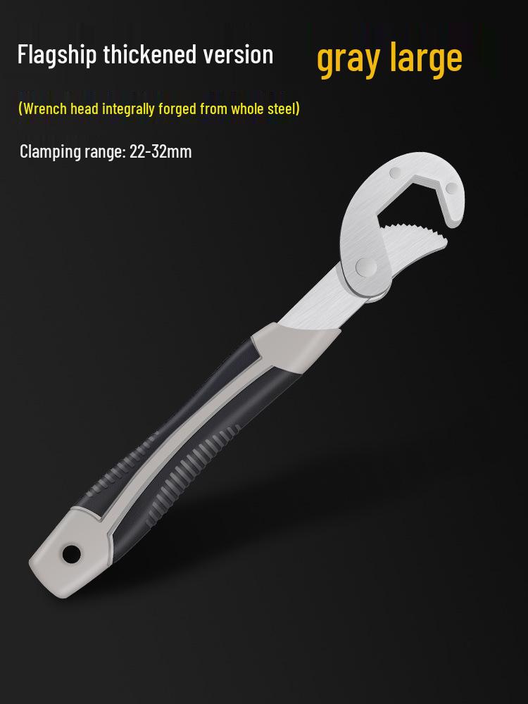 Multifunctional Universal Wrench Set with Extra Wide Adjustable Opening